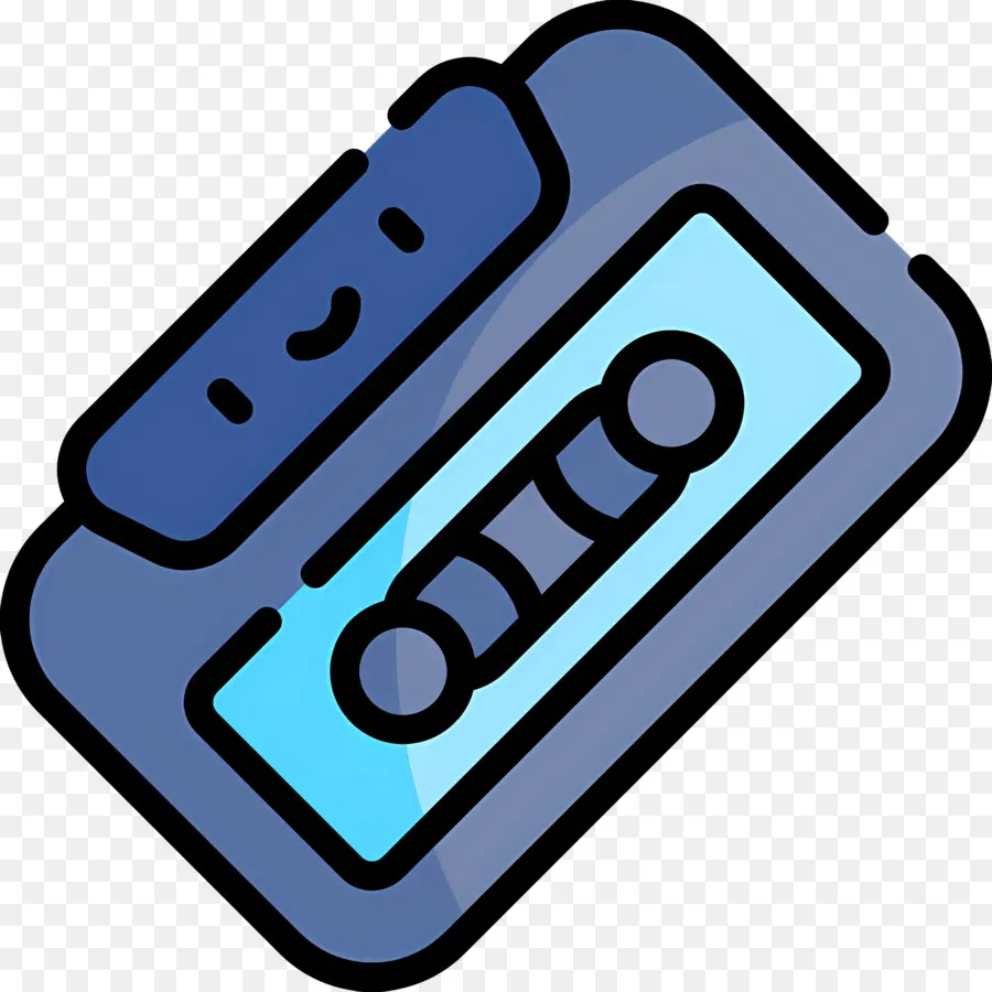 Cassette，Cassette Bleue PNG