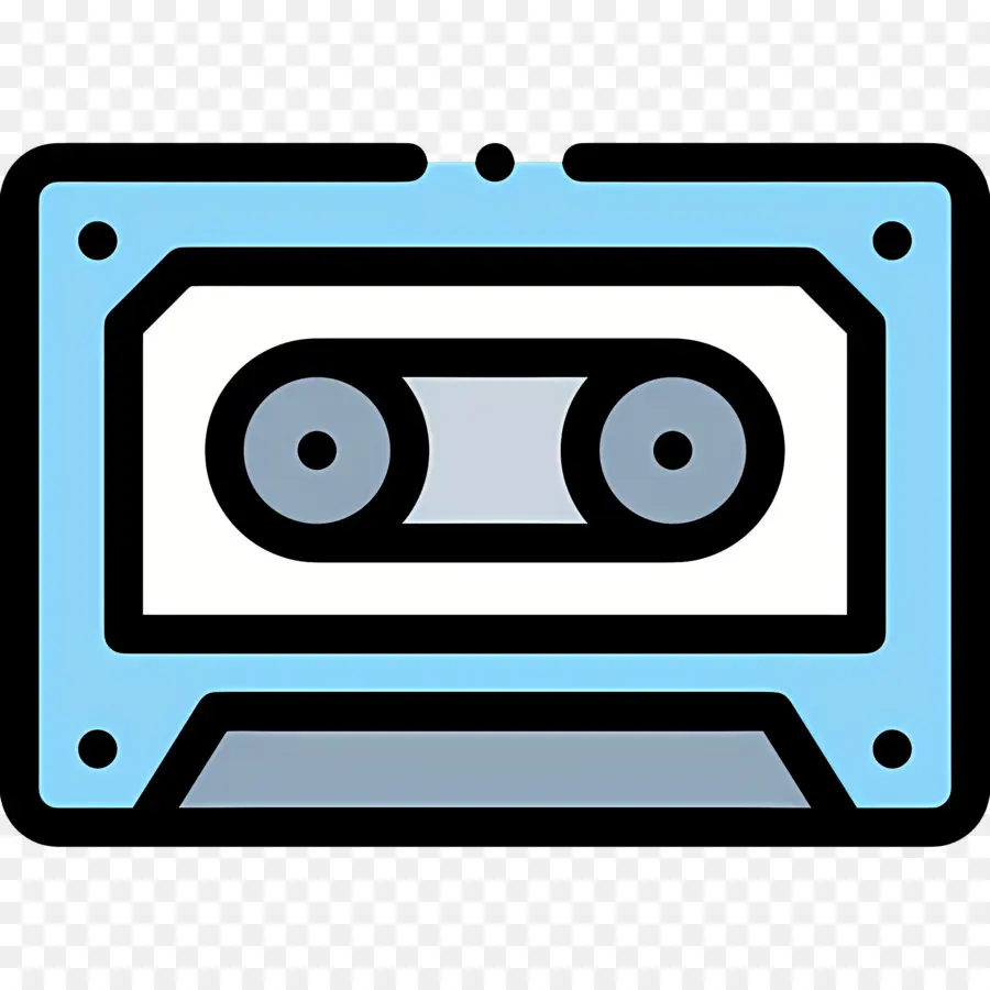 Cassette，Cassette Noir Et Blanc PNG