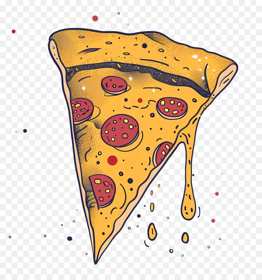 Pizza，Tranche De Pizza PNG