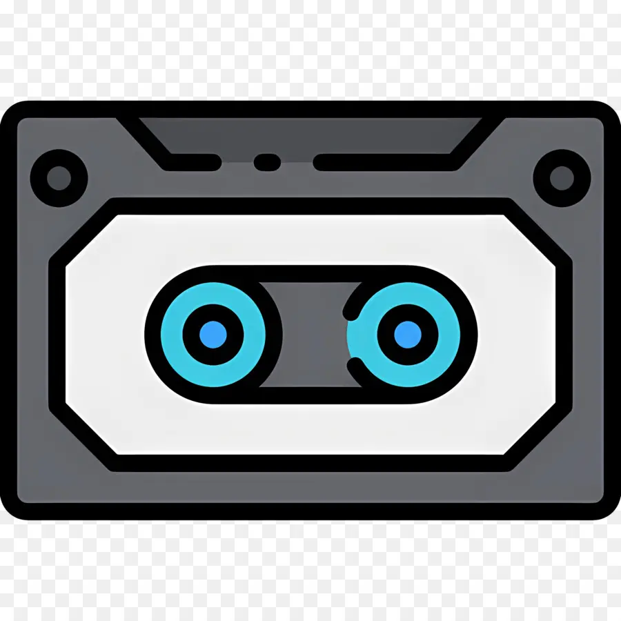 Cassette，Cassette Noir Et Blanc PNG