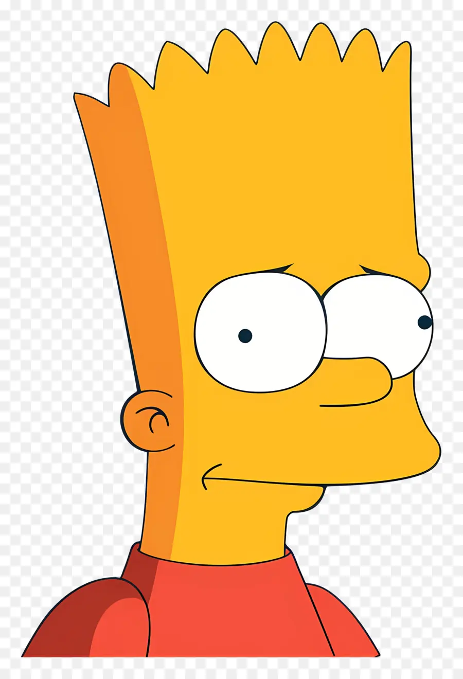 Bart Simpson，Garçon De Dessin Animé Aux Cheveux Hérissés PNG