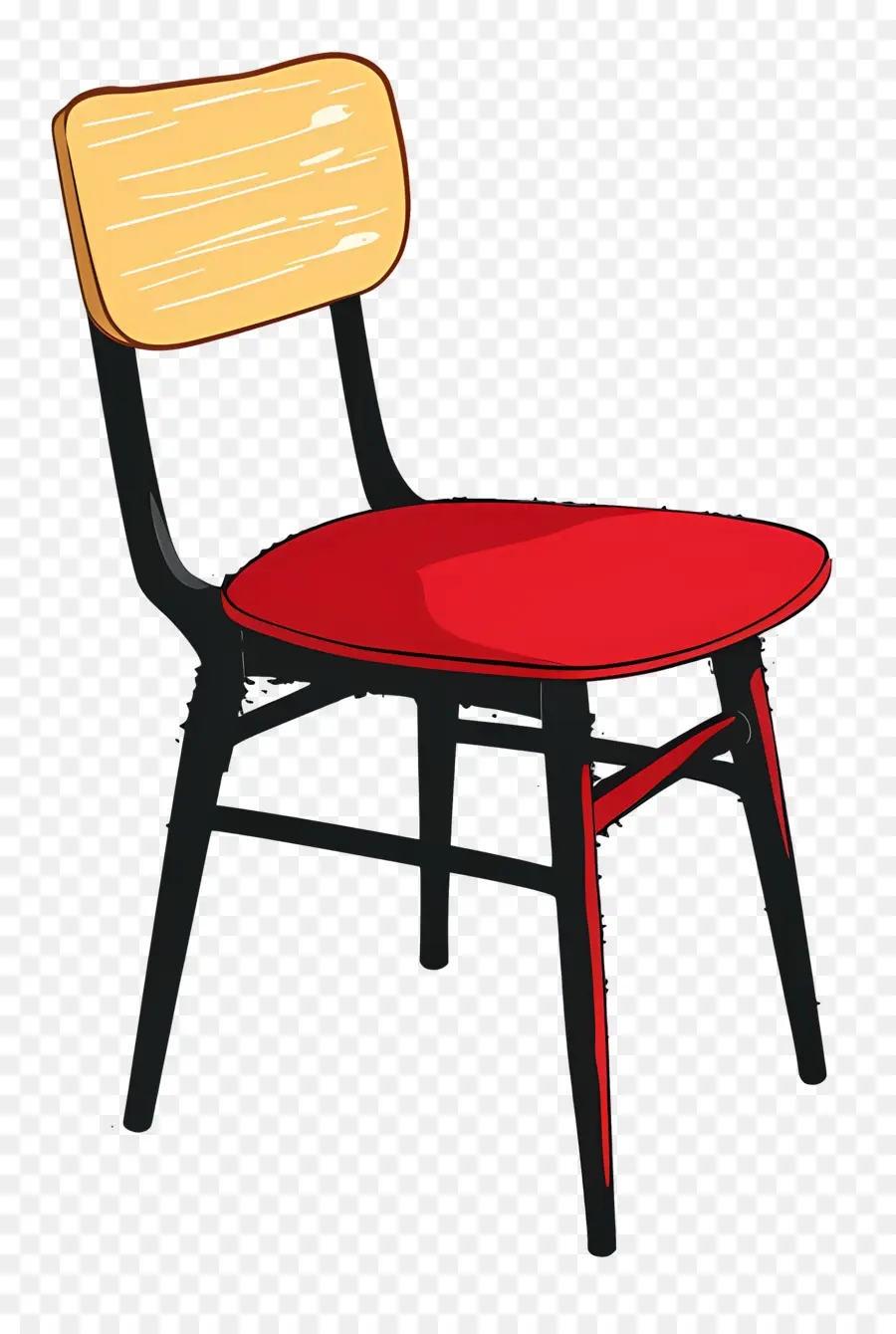 Chaise，Chaise Rouge PNG