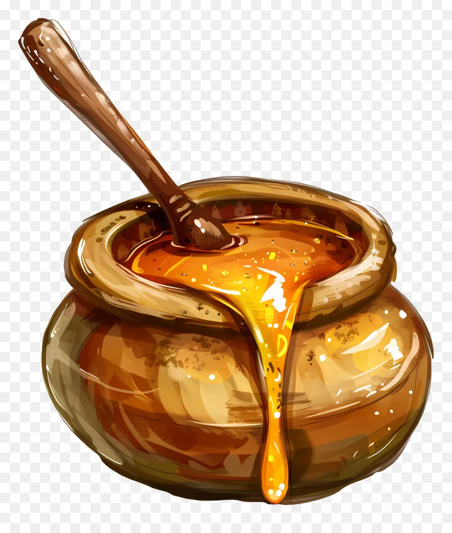 Pot De Miel，Miel PNG