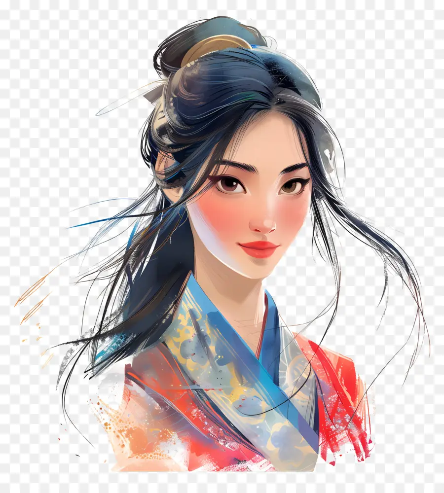 Princesse Mulan，Femme PNG