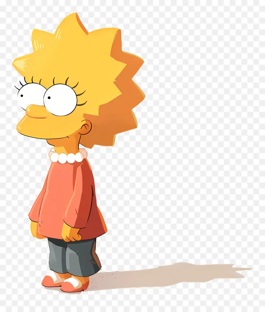 Maggie Simpson，Fille De Dessin Animé Jaune PNG