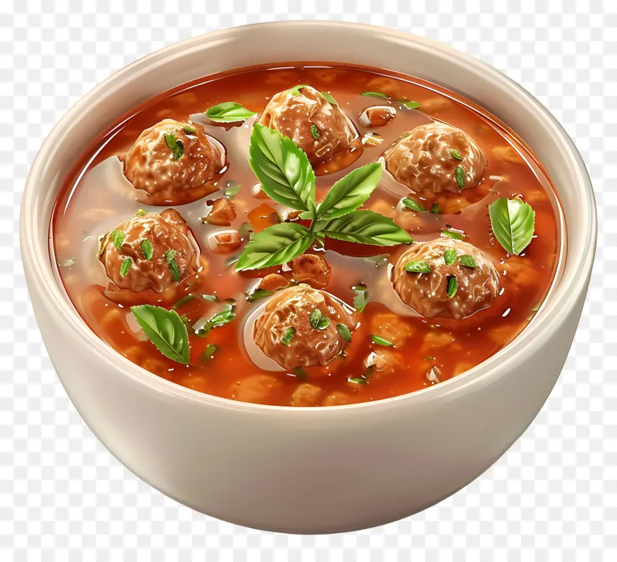 Soupe Aux Boulettes De Viande，Soupe PNG