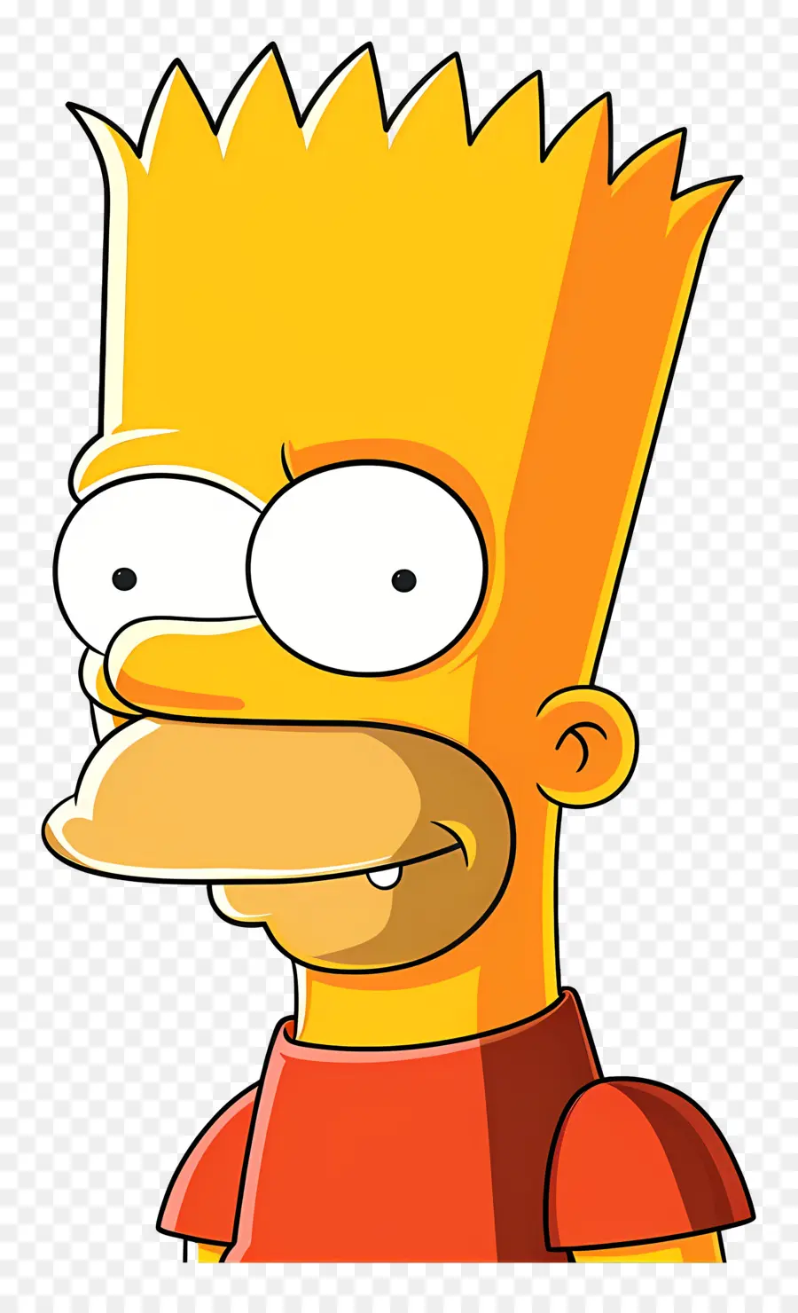 Bart Simpson，Peau Jaune PNG