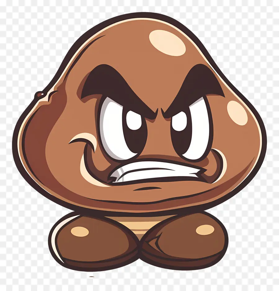 Goomba，Champignon En Colère PNG