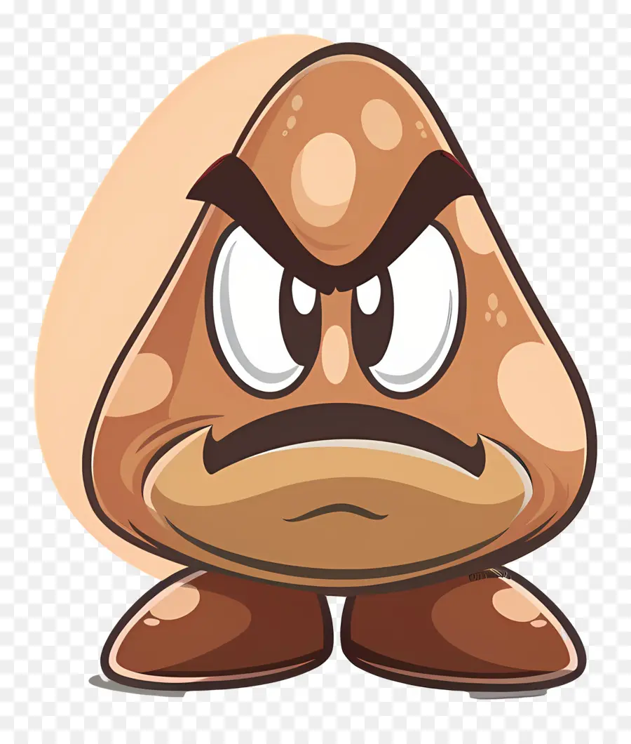 Goomba，Champignon En Colère PNG