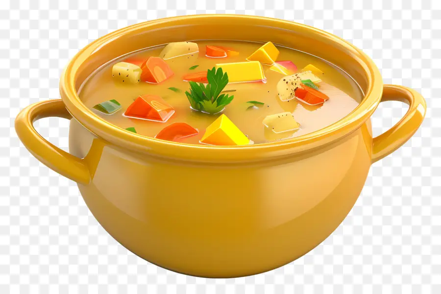 Soupe De Légumes，Soupe Au Pot Rouge PNG