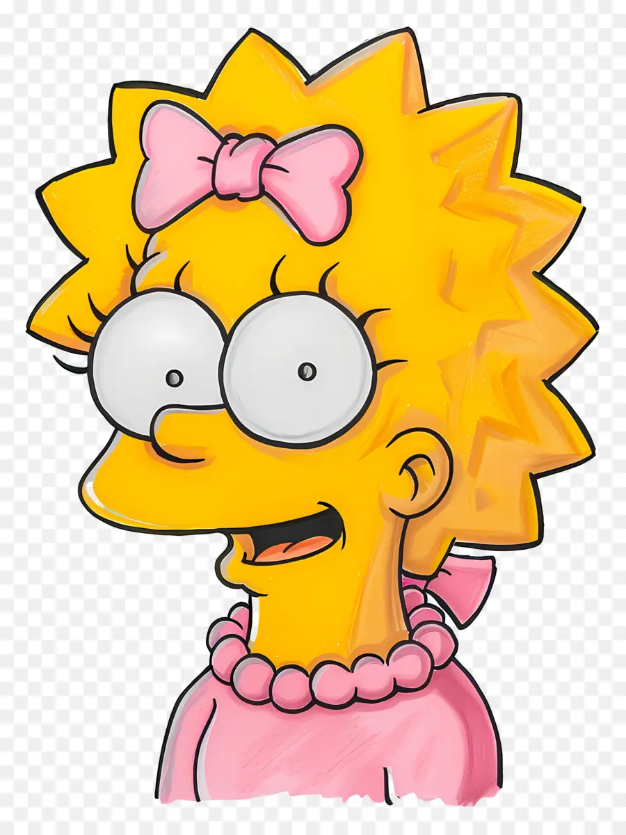 Lisa Simpson，Fille De Dessin Animé Jaune PNG