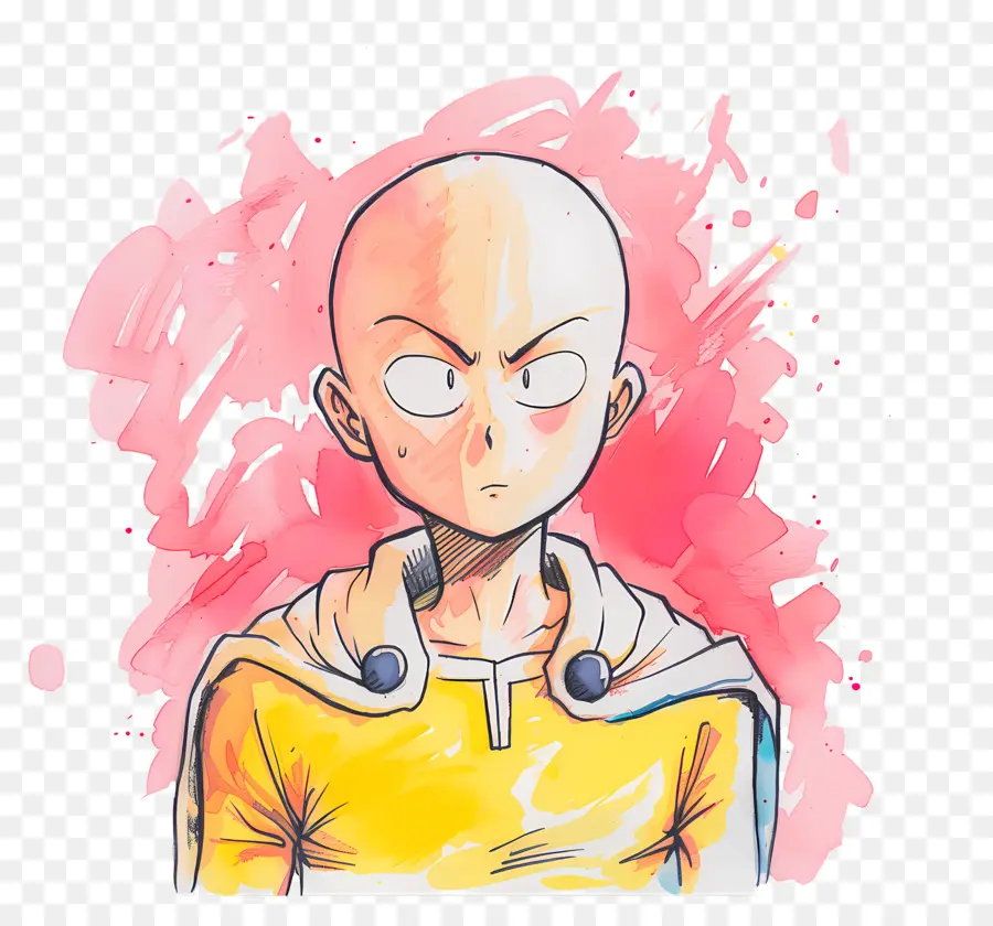 Saitama，Caractère Chauve PNG