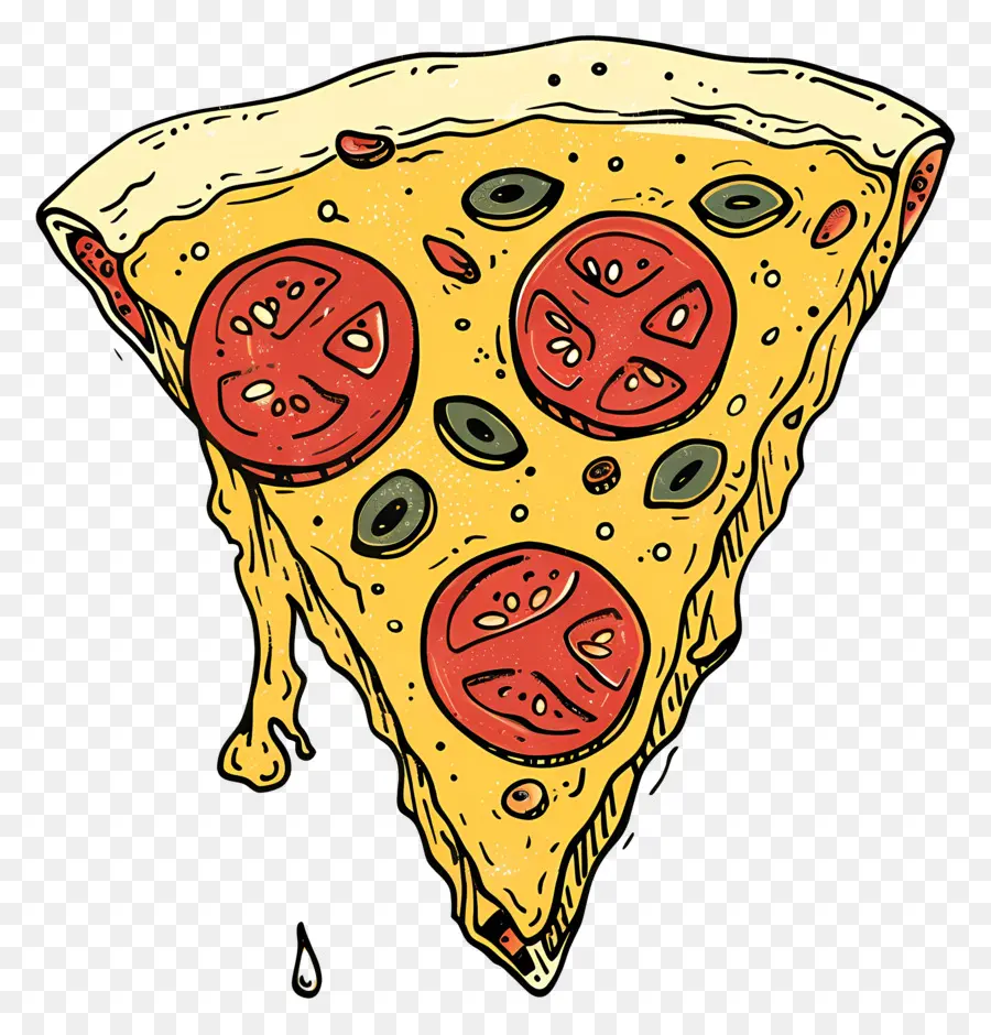 Pizza，Tranche De Pizza PNG