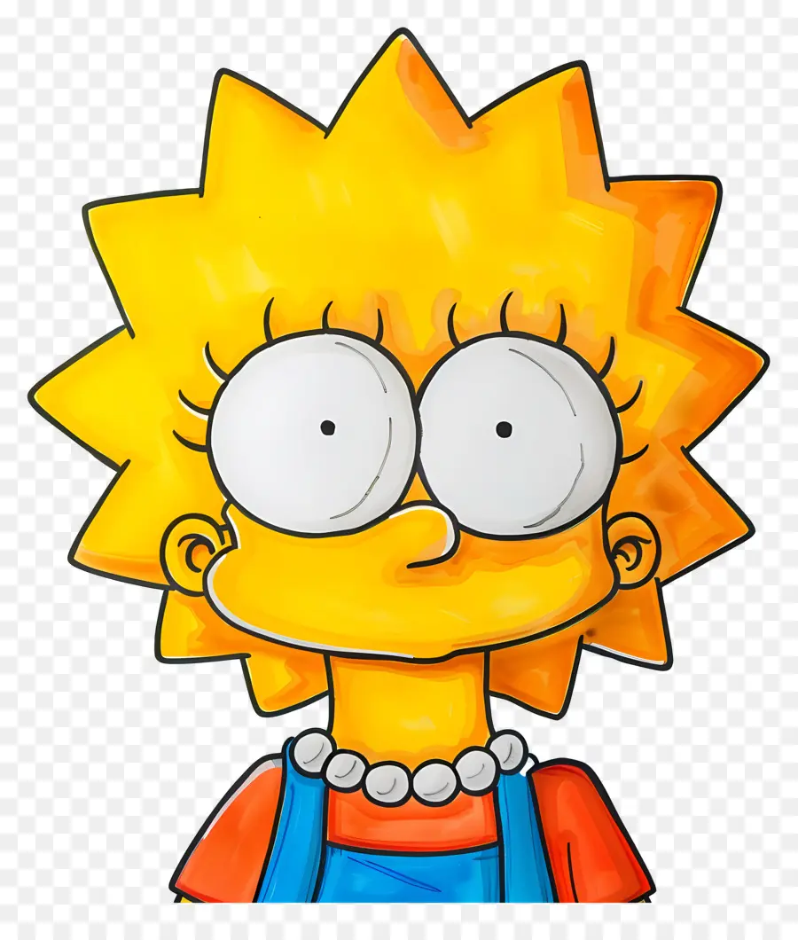 Maggie Simpson，Fille De Dessin Animé PNG