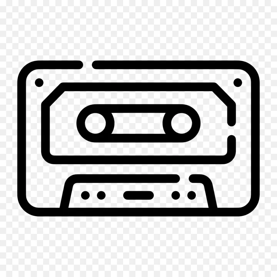 Cassette，Cassette Noire PNG