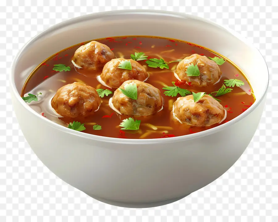 Soupe Aux Boulettes De Viande，Bol PNG