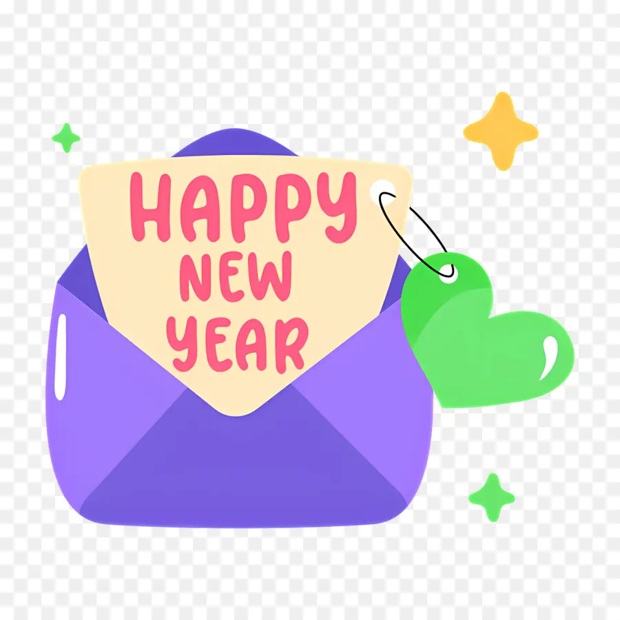 Bonne Année，Enveloppe PNG