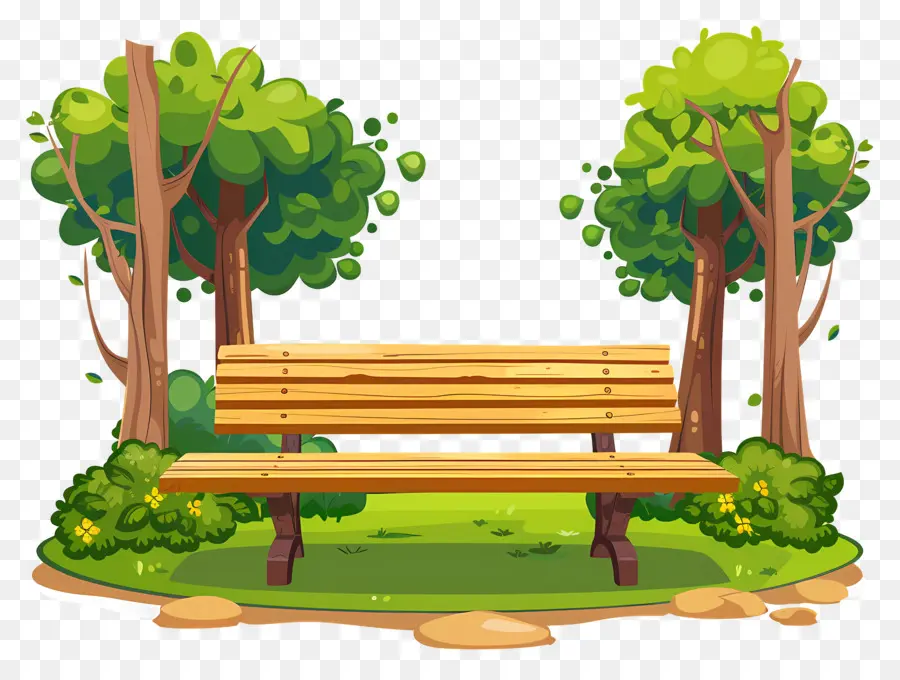 Banc En Bois，Banc De Parc PNG