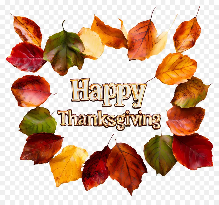 Joyeux Thanksgiving，Feuilles D'automne PNG