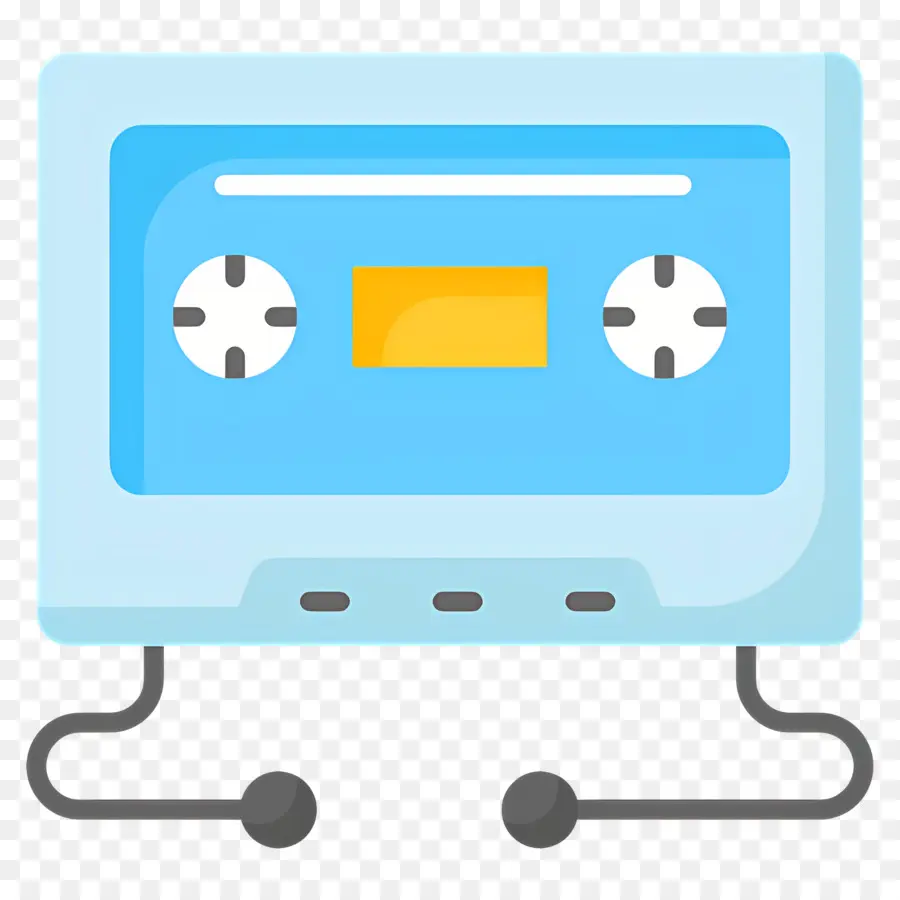 Cassette，Cassette Bleue PNG