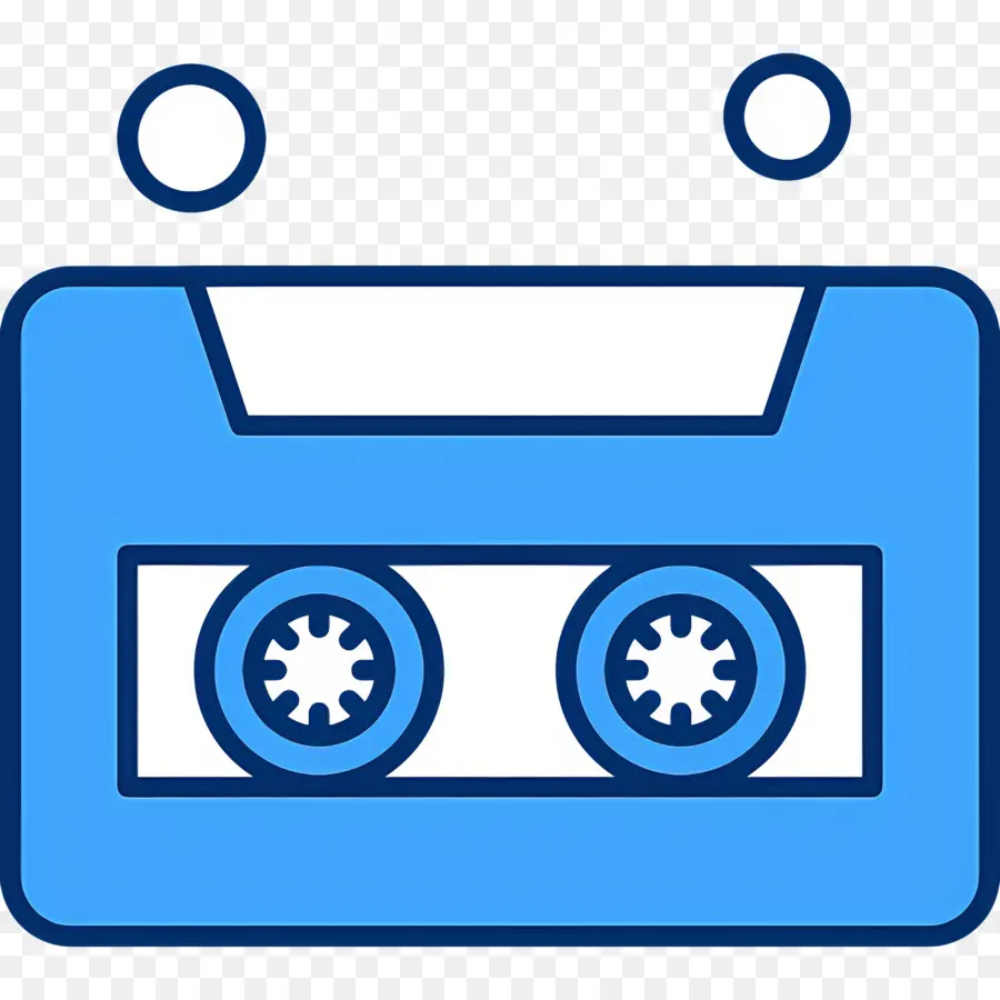 Cassette，Cassette Bleue PNG