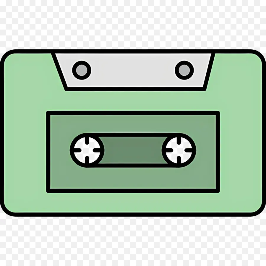 Cassette，Cassette Verte PNG