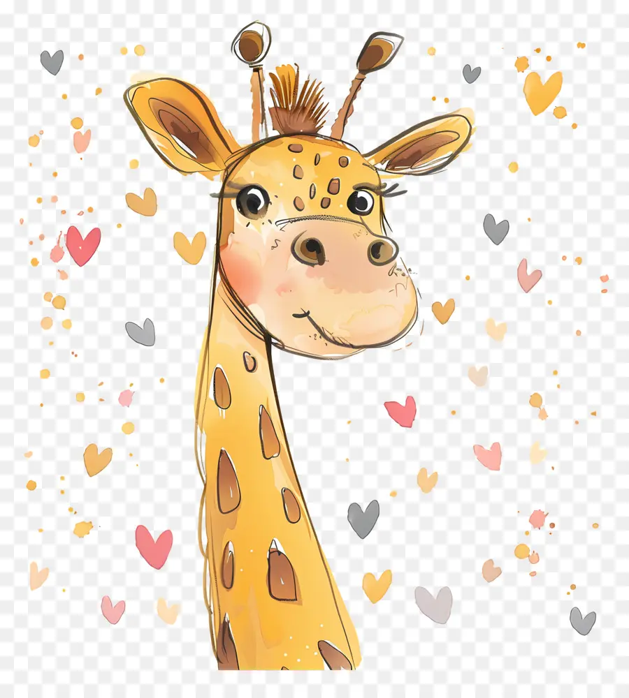 Girafe，Girafe De Dessin Animé PNG