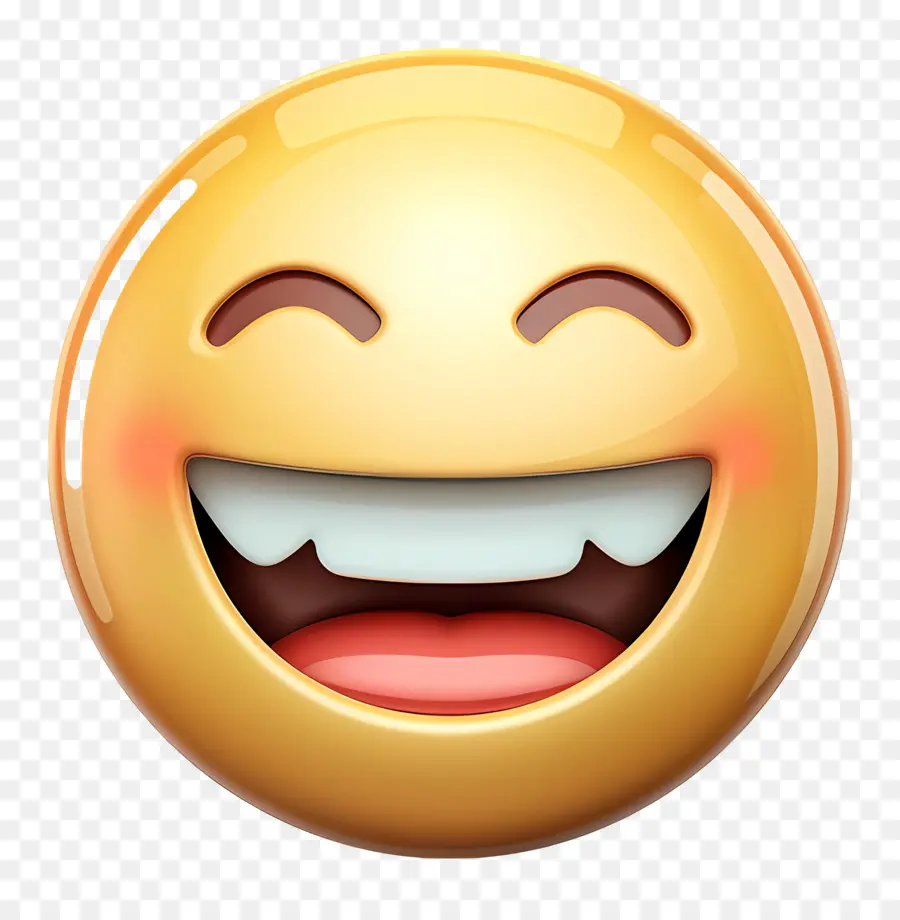 Sourire Emoji，Emoji Riant PNG