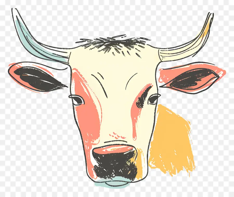 Visage De Taureau，Tête De Vache PNG