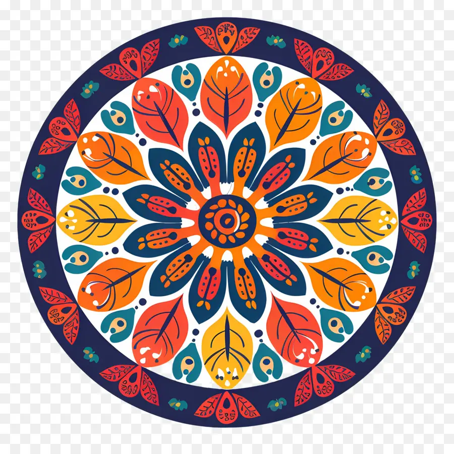 Mandalas，Coloré PNG