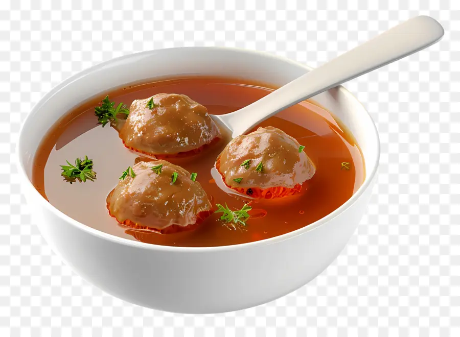 Soupe Aux Boulettes De Viande，Bol PNG