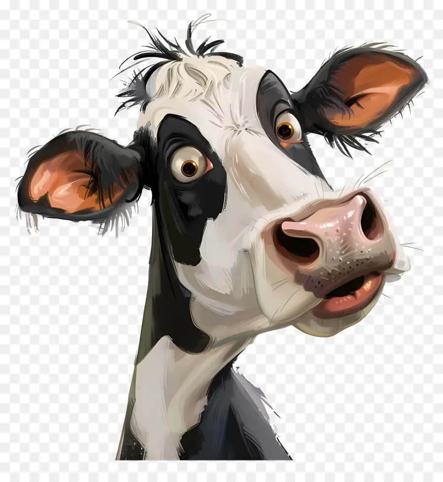 Vache，Vache De Dessin Animé PNG