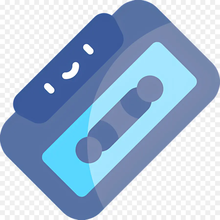 Cassette，Cassette Bleue PNG