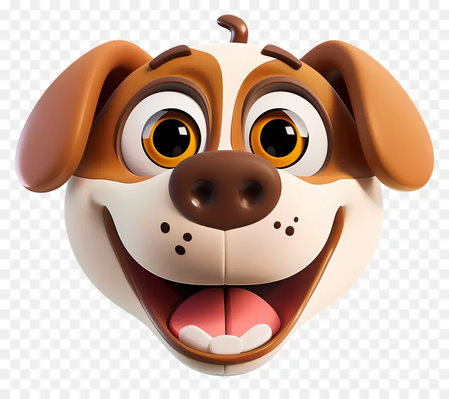 Visage De Chien，Chien De Dessin Animé PNG