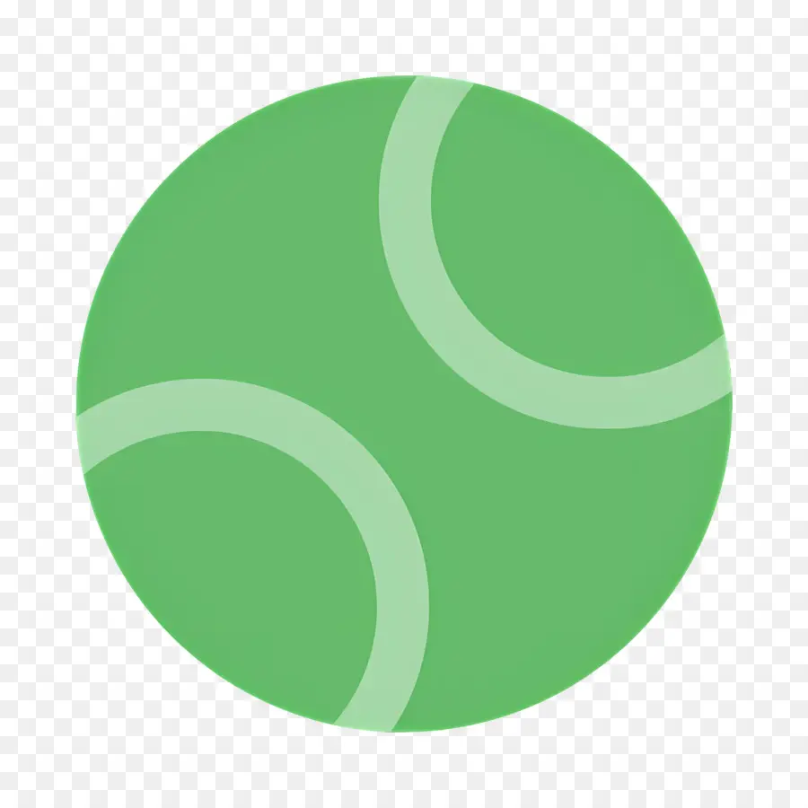 Balle De Tennis，Vert PNG