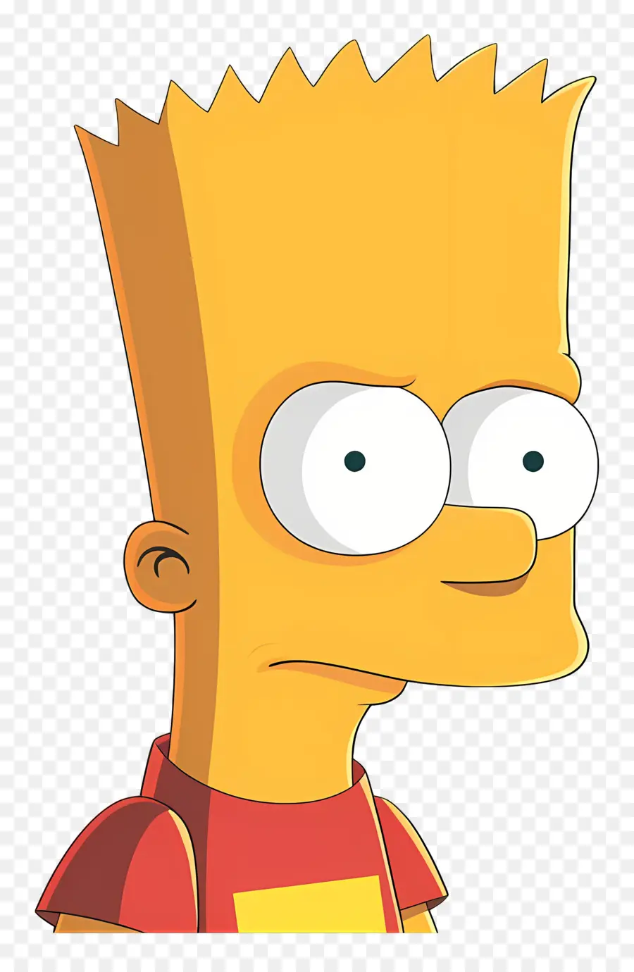 Bart Simpson，Garçon De Dessin Animé Aux Cheveux Hérissés PNG