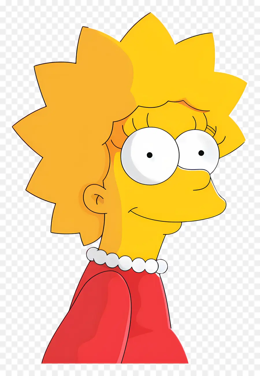 Lisa Simpson，Fille De Dessin Animé PNG