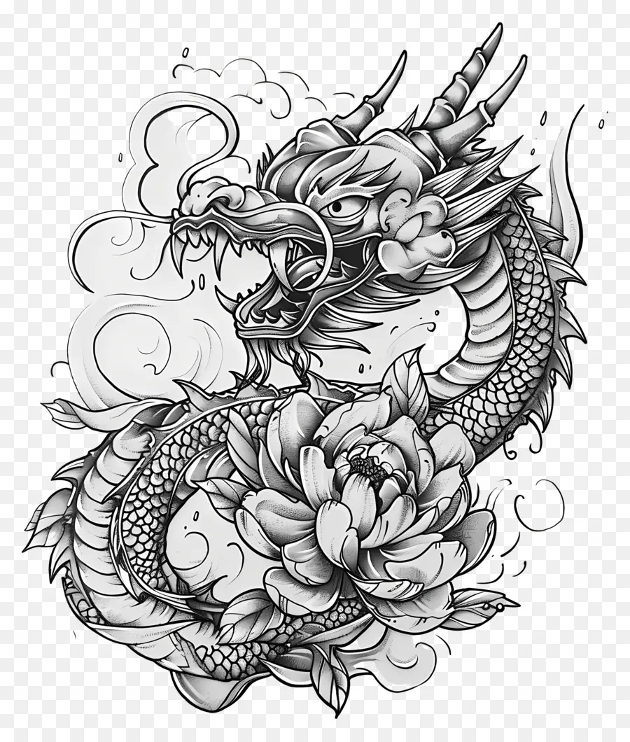 Tatouage De Dragon，Dragon PNG