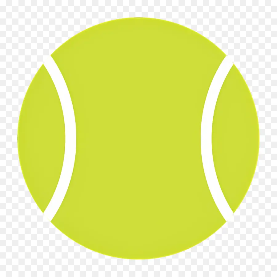 Balle De Tennis，Jaune PNG