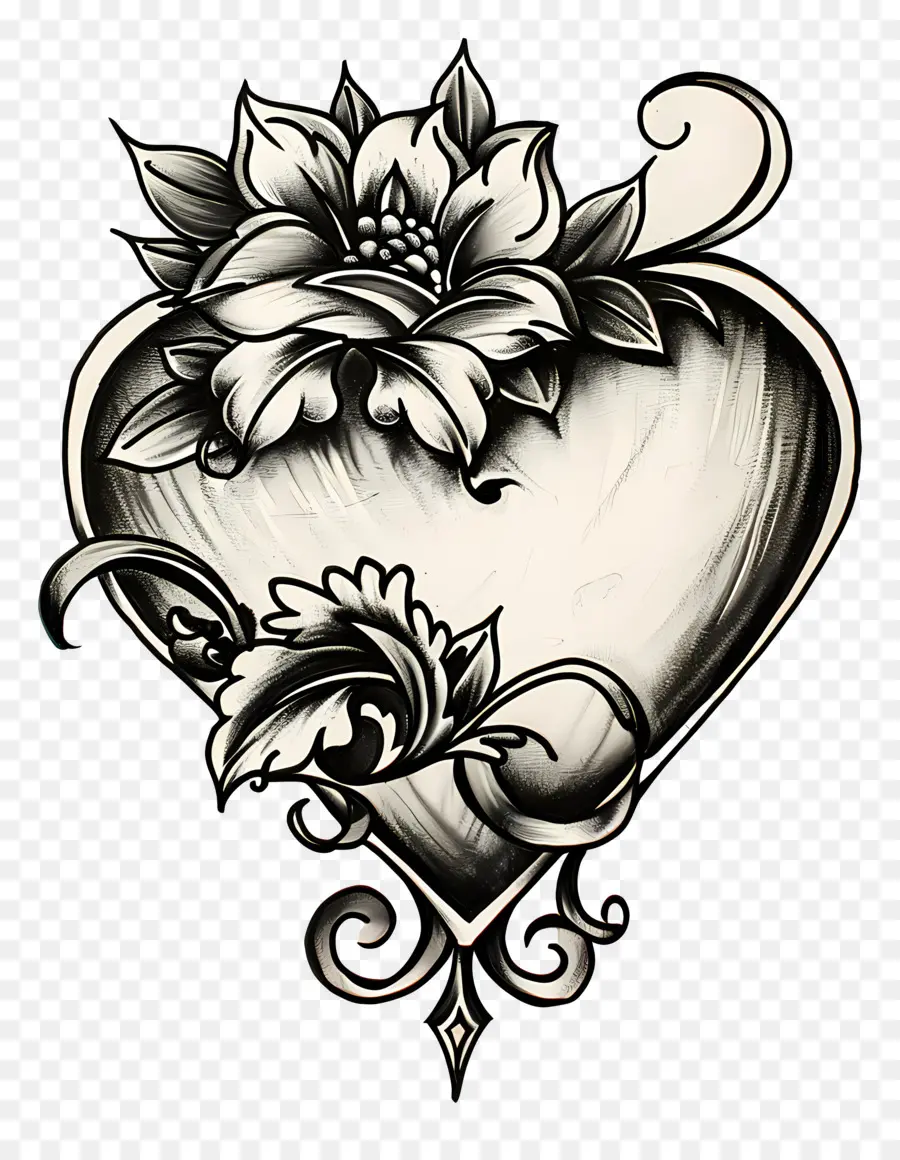 Tatouage Coeur，Cœur PNG