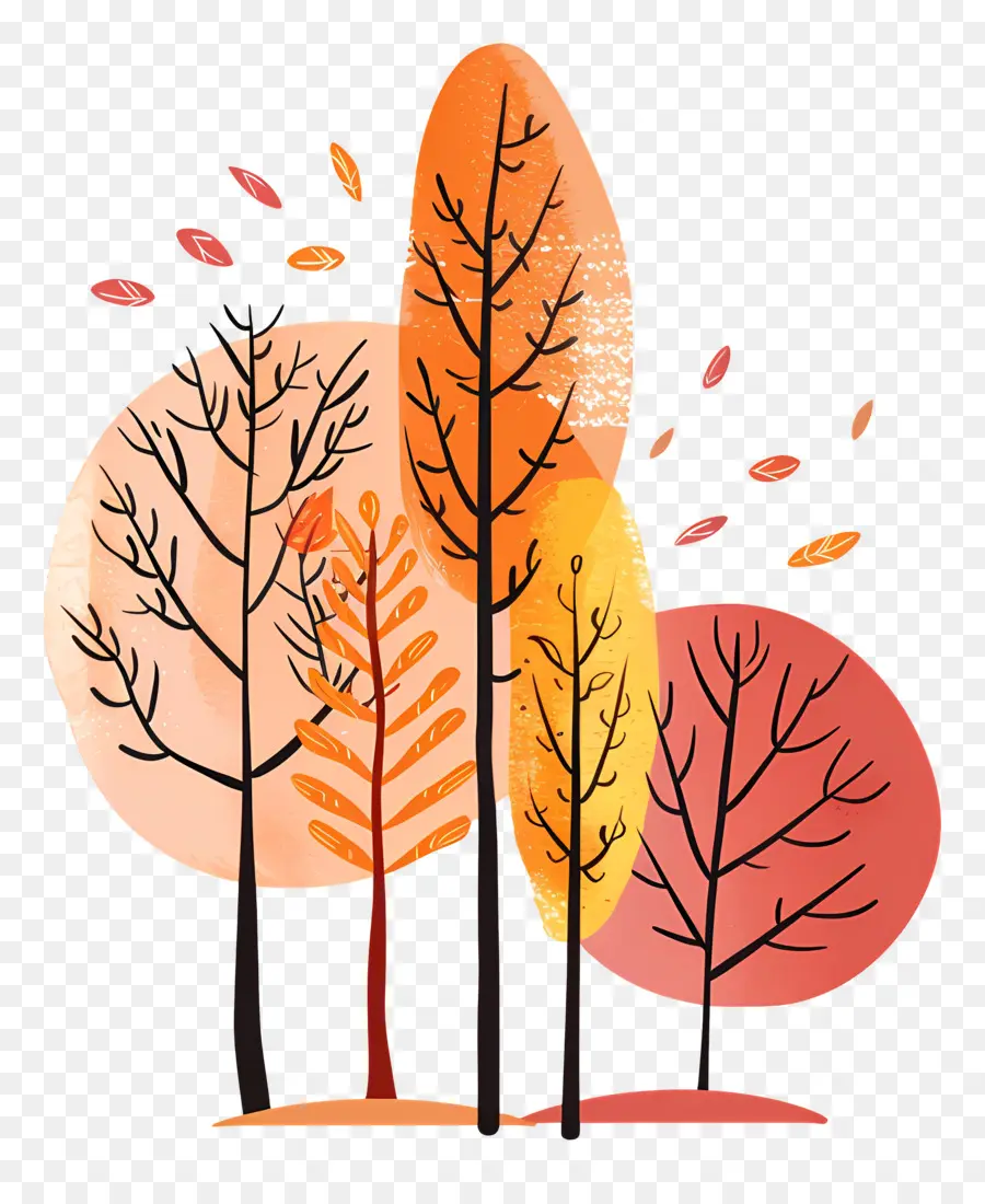 Automne，Arbres D'automne PNG