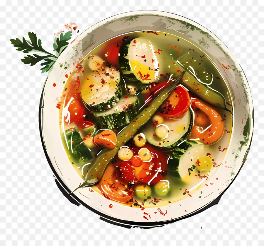 Soupe De Légumes，Bol De Soupe PNG