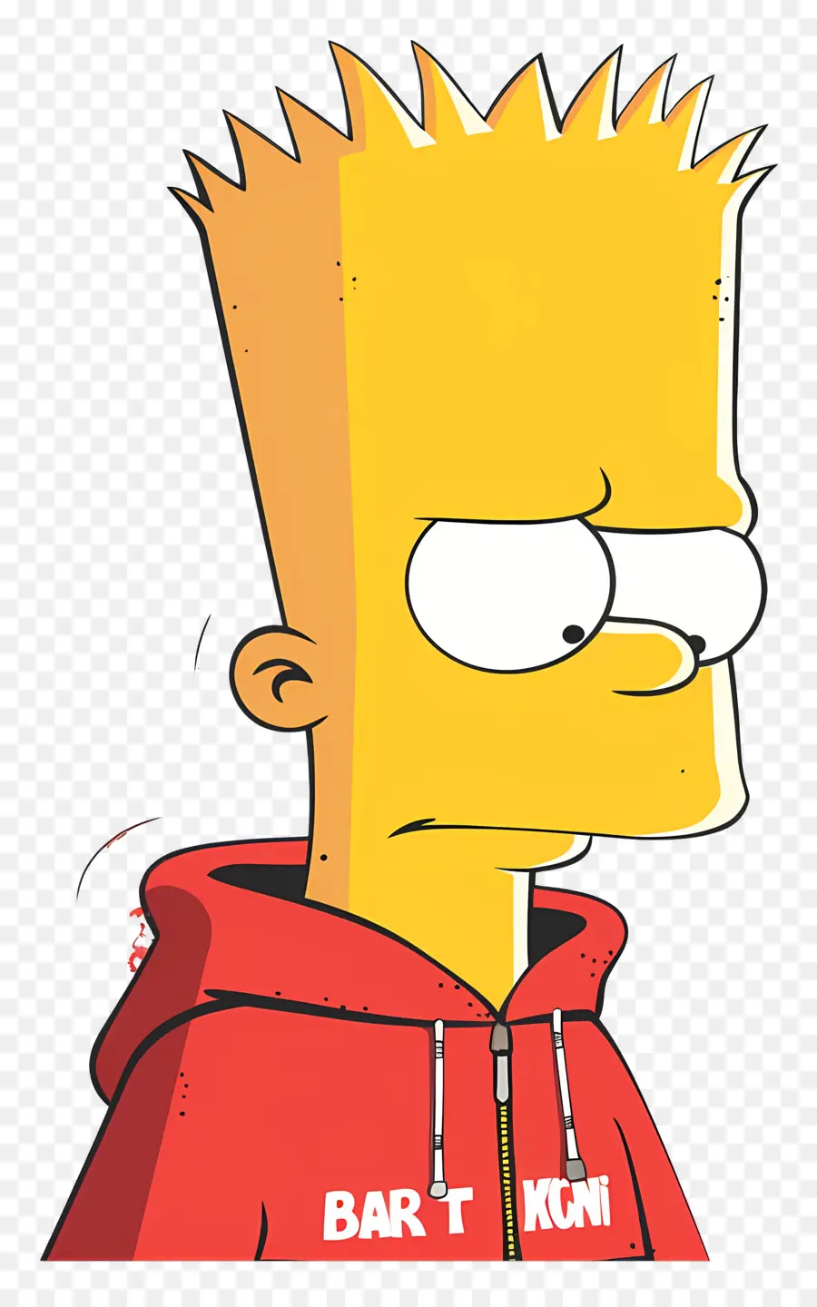 Bart Simpson，Garçon De Dessin Animé Aux Cheveux Hérissés PNG