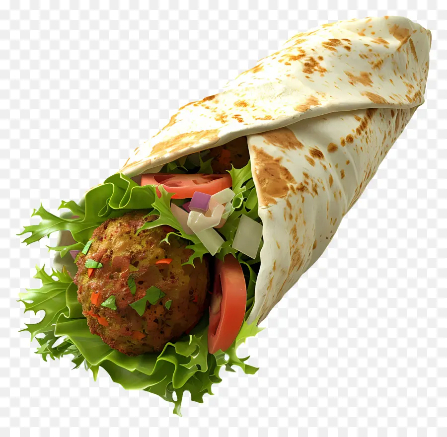 Roulé Aux Falafels，Envelopper PNG