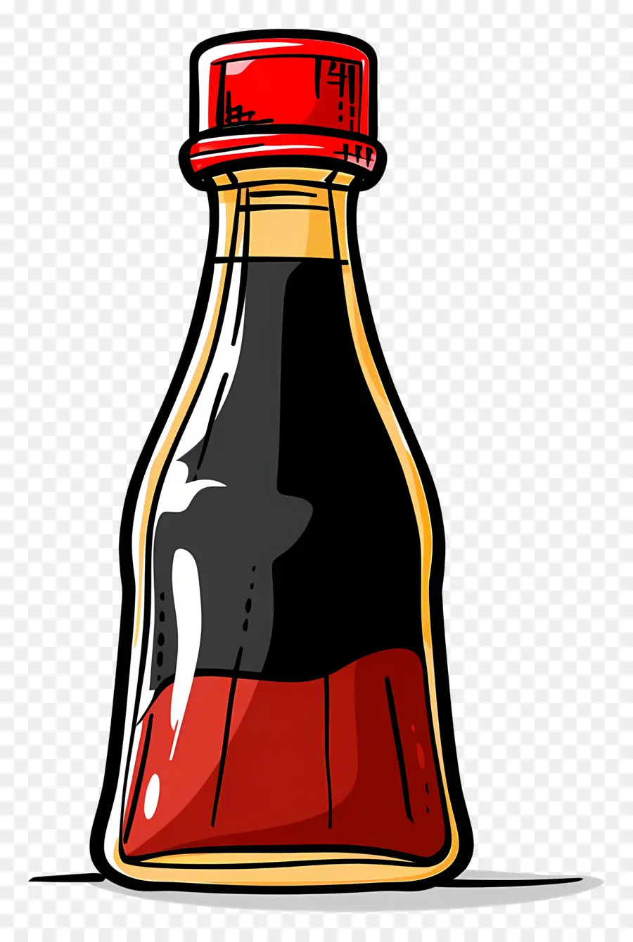 Sauce De Soja，Bouteille De Soda PNG