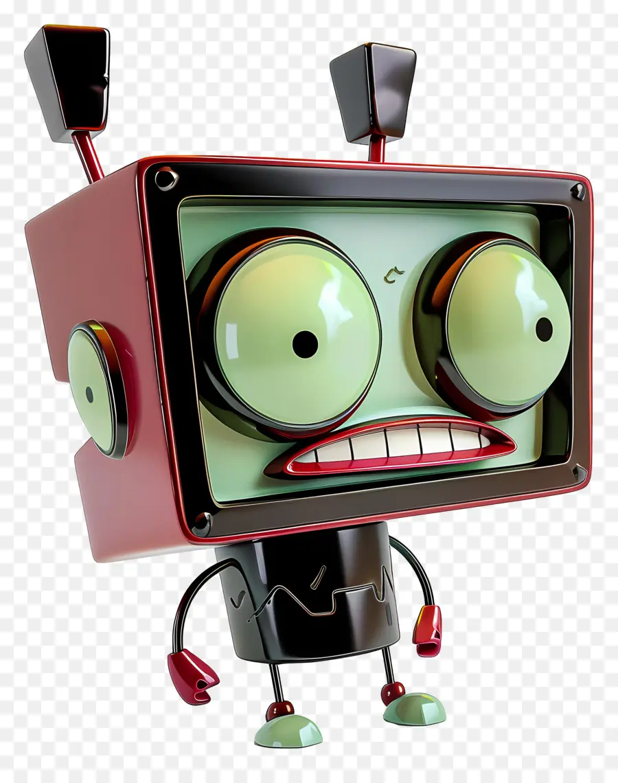 Envahisseur Zim，Robot De Dessin Animé PNG