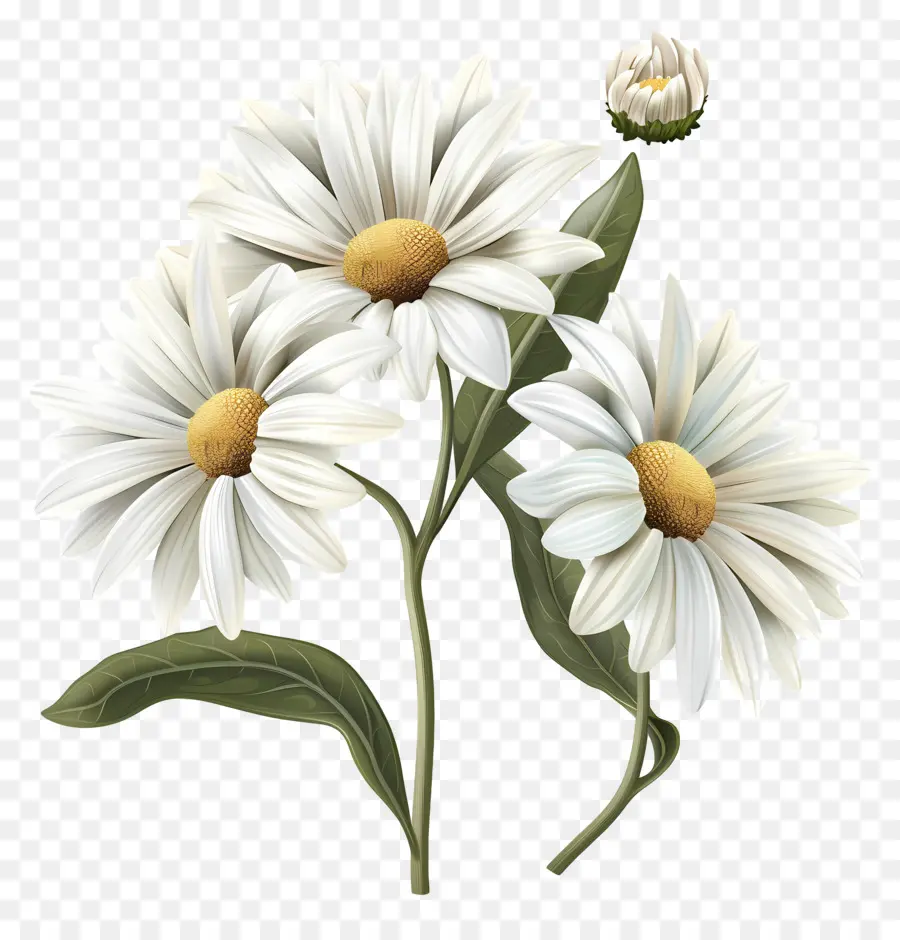 Fleurs De Marguerite Blanche，Marguerite Blanche PNG