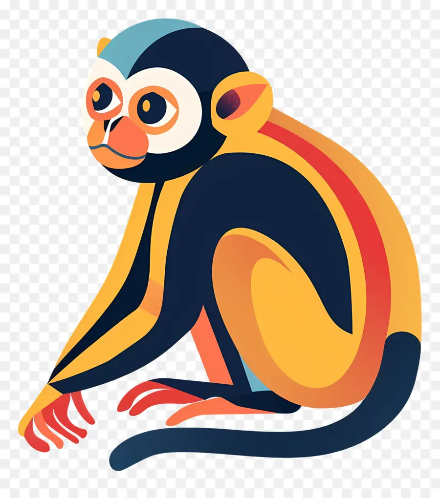 Singe，Coloré PNG