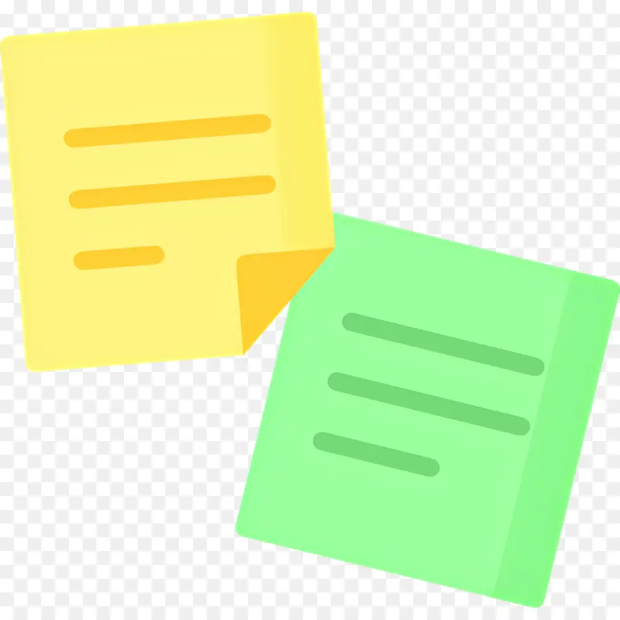 Notes Autocollantes，Jaune PNG