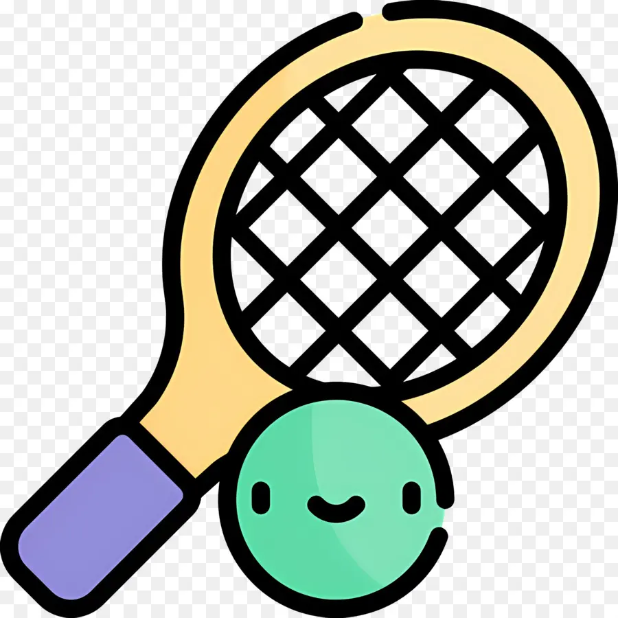 Raquette De Tennis，Balle De Tennis PNG